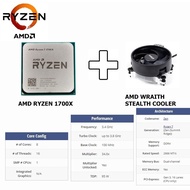 AMD RYZEN 7 1700X PROCESSOR CPU [USED]