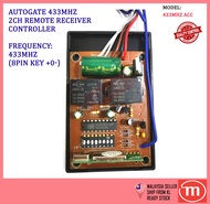 433Mhz / 330Mhz Frequency 2Channel Auto-gate Main Receiver For Replacement