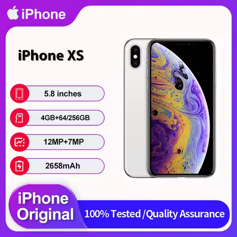 Original Apple iPhone XS 4G Face ID Unlocked Used IOS 12 5.8" 64/256GB ROM 2658mAh Cellphone 12MP Sm
