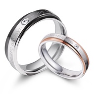 GIUMKA-Couple Ring/Lucky Tail Ring-Forever Heart Male Female Ring | Customized Lettering