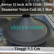 Kertas Speaker Daun Mic 15 Inch Inci In ACR 15500 15600 Coil 60,5 60.5