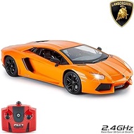 CMJ RC CARS Lamborghini Officially Licensed 12" 1:14 Scale Remote Control in Lambo Orange