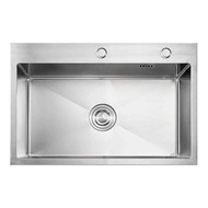 Stainless Steel Sink 201 1 Hole Embedded Type 45x60X22 CM HD6045S