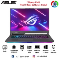 ASUS ROG Strix G17 G713PU-RS94 17.3"FHD 144Hz Gaming Laptop Ryzen 9-7940HX 16GB 1TB SSD RTX4050 6GB 