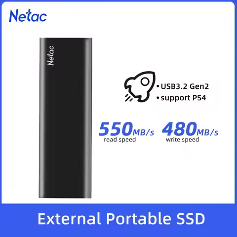 Netac 1tb SSD 2tb ssd Externo Hd Portable Ssd 500gb 250gb External Hard Drive Solid State Disk ZSLIM