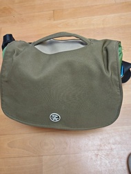大號Crumpler 綠色攝影斜孭袋 相機袋（可放一機二鏡）
