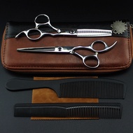 กรรไกรตัดผม (Hair Scissors set)  ชุดกรรไกรตัดผม Schwarzkopf ขนาด 6 นิ้ว พร้อมหวีและเคสอย่างดี