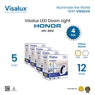 Visalux Honor LED Down Light Inbow 12W 5 Inch Round Bundling Package of 4 pcs - 3000K Round Panel Li
