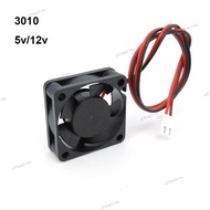 DC 5V 12V 24V 3010 Fan Cooling Brushless Mini Fan 30*30*10MM Cable 2Pin oil Fluid Bearing Radiator F