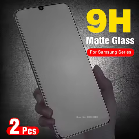 2PCS Matte Tempered Glass For Samsung Galaxy A14 4G A34 A54 5G Samsang A14 34 54 Samsung A14 Anti-fi