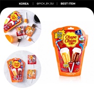 [CHUPA CHUPS] Fizzy Drinks Candy 90g Coke Orange Flavor Bubble Lollipop Soda Candy Snack