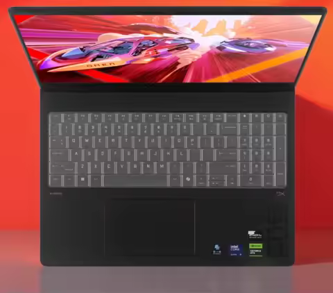 For HP Omen Max 16 inch / HP OMEN MAX Gaming Laptop 16 2025 Waterproof Transparent TPU Laptop Keyboa