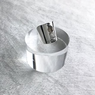 【 日本直送 名牌中古包 】Christian Dior 克裡斯汀‧迪奧 戒指 銀色 鎖孔造型 13號 vintage 古董 rn3y82