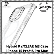 ITSKINS Hybrid R // Clear With (MAGNETIC) ® Case For iPhone 15 / 15 Pro