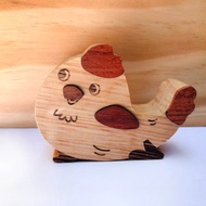 公雞牠們的手機座 白橡木 手機架