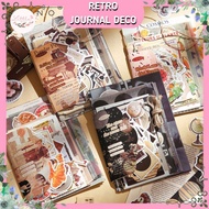 (FREE GIFT) 100 PCS Retro Deco Pack Scrapbook Set Journal Kit Journal Planner Gift Aesthetic Decor