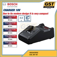 Bosch GAL 18V-40 CV Professional Charger 18V Charger for (14.4V & 18V Battery) | Pengecas Profesiona