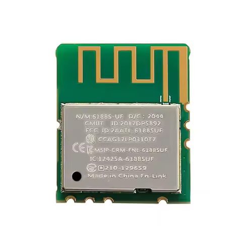 RTL8188FTV Wi-Fi Module 6188S-UF 2.4GHz Wi-Fi supports wireless transmission through a single antenn