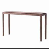 Chinese Style Strip Desk Entrance Dining Table Table Light Entrance Simple Black Walnut Solid Wood C