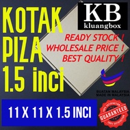 (COD 022/1) 100pc 11x11x1.5inch Pizza Box Kotak Piza Food Box Kotak Makanan Shipping Delivery Storag