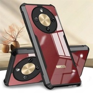 Clear Crystal Acrylic Back Cover For Honor X9d HonorX9d 5G TPU +PC Camera Protection Case On Honar H