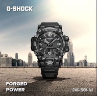 全新次世代碳核心 G-Shock MudMaster 大泥王 GWG-2000-1a1 全黑。防泥塵構造 四動傳感 高度溫度氣壓指南針 Carbonfiber core。CASIO G-SHOCK 正