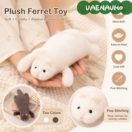 UAENAUH0 Ferret Plush Pillow, Soft Plush Fluffy Texture Stuffed Ferret Toy,  Dense Stitching Cute Ex