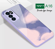 Softcase Kaca Purple/Lilac Oppo A16 - Case Oppo A16 - Case HP Oppo A16 - Casing HP Oppo A16 - Kesing HP Oppo A16 - Softcase HP Oppo A16 - Pasti laku [KL02] Softcase HP Oppo A16 - Softcase Keren