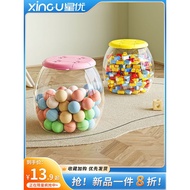 Doll Storage Bucket Plush Toy Storage Handy Tool Doll Doll Storage Box Stool Transparent Storage Sto