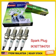 Denso Iridium spark plug（IK16TT#4701)Myvi Kelisa Walnut Wira Satria Viva Vios Altis Wish twin tip Pr