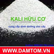 Phân bón lá siêu kali Hữu Cơ- Kali Cacbonat (K2CO3 - Kali hữu cơ) K2O = 68% (gói 1kg)