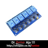 Relay 6 Channel Module With Optocoupler 5V DC