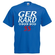 Steven Gerrard Going Here For 55 T Shirt Glasgow Rangers Gers Rfc Footballer Cool Casual Pride T Shi