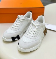 Hermes femme bouncing sneaker blanc，Hermes bouncing，愛馬仕網面運動鞋，36碼現貨