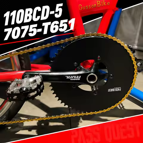 Chainring 110 Bcd 5 Bolt Chainring 42t 44t 46t 48t 50t 52t 54t 56t 58t 60t Aero Chainring 110bcd For
