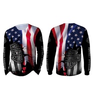 [Riashop] Adult Men's Jersey | Latest HD Jersey T-Shirt | HD Motor Club T-Shirt | Long Sleeve T-Shir