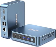PELADN Mini PC, N95(up to 3.4GHz),16GB DDR4/512GB SSD,Type-C/Dual HD,Mini Desktop Computer,4K/60Hz T