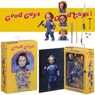 NECA Child's Play Chucky Cult of Chucky Deluxe Figure - Horror Collectible Doll Model Toy Gift