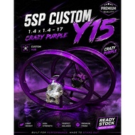 Y15 SPORT RIM CUSTOM 1.4x1.4-17 SP500/SP522 PURPLE COLOUR