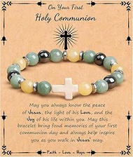 Christian Gifts, Cross Bracelet for Women Girls, Faith Religious Easter Catholic Christian Jewelry, 
