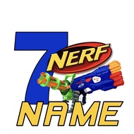 Cake Topper - Nerf Gun