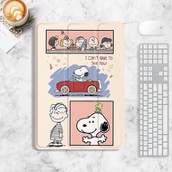 snoopy case iPad gen10/11 pro11 pro12.9 pro13 2024 case iPad 10.2 gen7/8/9 case ipad air4/5/6/7 mini