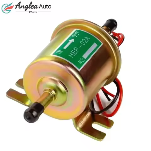 12V HEP02A HEP-02A Universal Inline Low Pressure Electric Fuel Pump Diesel Fuel Pump Inline Low Pres