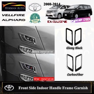 HermanAuto Toyota Alphard Vellfire ANH20 2008-2014 Car Indoor Handle Frame Cover Garnish Accessories