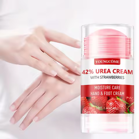 Strawberry Urea Cream Hand Feet Cream Prevent Dryness Cracking of Hands and Feet Deeply Hydrates Exf