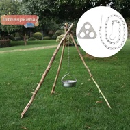 [lnthesprebaS] Camping Hanging Tripod With Bag Pot Rack BBQ Steel Rack  Tripod Fire For Picnic Bonfire Party Outdoor Tool new