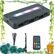[xinggao.vn] ARGB Controller 5V/3Pin ARGB 4Pin Fan PWM HUB PWM ARGB Fan Hub ARGB Hub Splitter for Co