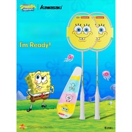 KAWASAKI Badminton Racket Spongebob Squarepants Character Brandkawasaki Includes Exclusive Shuttleco