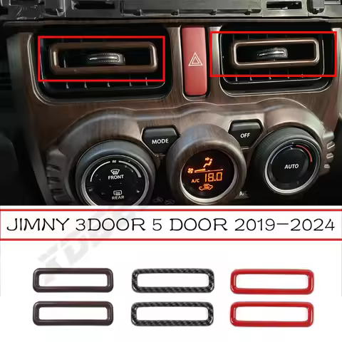Car Central AC Air Vent Outlet Cover For Suzuki Jimny JB64 JB74 JB74W JB64W JC74 2019 2020 2021 2022