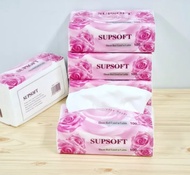 At.Store ขายยกลัง 40 ห่อ กระดาษทิชชู่ Supsoft กระดาษทิชชู่เช็ดหน้า อย่างดี กระดาษเช็ดหน้า ทิชชู่ 8 แ